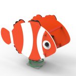 Juego de muelles pez payaso