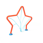Arco Estrella SplashPark – Juego de agua en forma de estrella