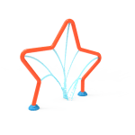 Arco Estrella SplashPark – Juego de agua en forma de estrella